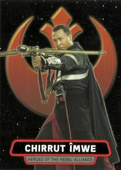 2017 Topps Star Wars Rogue One Series 2 - Heroes of the Rebel Alliance #HR-5 Chirrut Îmwe Front