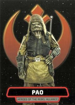 2017 Topps Star Wars Rogue One Series 2 - Heroes of the Rebel Alliance #HR-7 Pao Front
