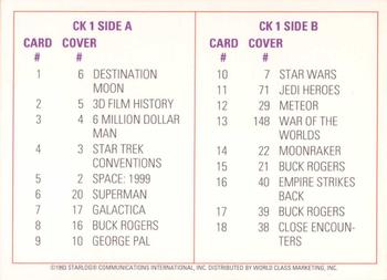 1993 Starlog: The Science Fiction Universe #CK1 Checklist #1 Front