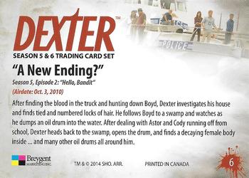 2015 Breygent Dexter Seasons 5 and 6 #6 A New Ending? Back