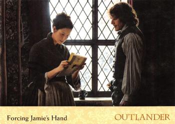 2017 Cryptozoic Outlander Season 2 #41 Forcing Jamie's Hand Front