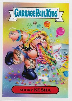 2017 Topps Garbage Pail Kids Battle of the Bands #16a Kooky Kesha Front