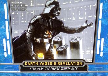2017 Topps Star Wars 40th Anniversary - Blue #34 Darth Vader's Revelation Front