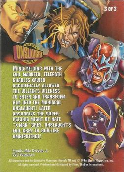 1996 Ultra Marvel Onslaught - Mirage #3 Onslaught Back