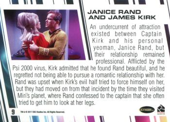2017 Rittenhouse Women of Star Trek 50th Anniversary #9 Janice Rand Back