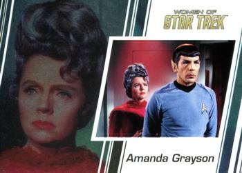 2017 Rittenhouse Women of Star Trek 50th Anniversary #15 Amanda Grayson Front