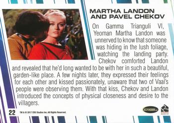 2017 Rittenhouse Women of Star Trek 50th Anniversary #22 Martha Landon Back