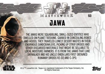 2017 Topps Star Wars Masterwork #53 Jawa Back