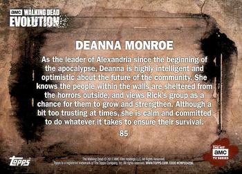 2017 Topps The Walking Dead: Evolution #85 Deanna Monroe Back