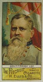 1890 Recruit Generals of the Civil War (N377) #NNO Fitzhugh Lee Front