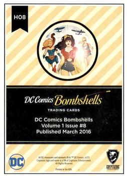 2017 Cryptozoic DC Comics Bombshells #H08 Volume 1 Issue #8 Back