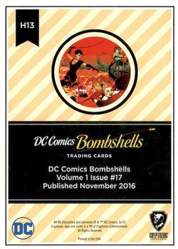 2017 Cryptozoic DC Comics Bombshells #H13 Volume 1 Issue #17 Back