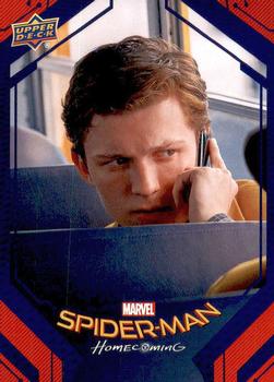 2017 Upper Deck Marvel Spider-Man Homecoming #40 Happy Checks In Front