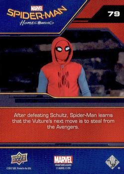 2017 Upper Deck Marvel Spider-Man Homecoming #79 Defeating Schultz Back