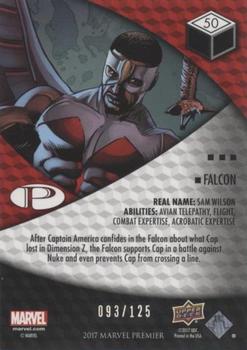 2017 Upper Deck Marvel Premier #50 Falcon Back