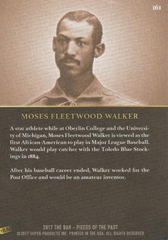 2017 The Bar Pieces of the Past #161 Moses Fleetwood Walker Back