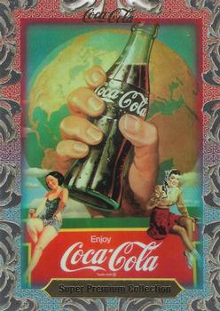 1995 Collect-A-Card Coca-Cola Super Premium #3 Metal Sign Front