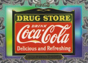 1995 Collect-A-Card Coca-Cola Super Premium #9 Metal Sign Front