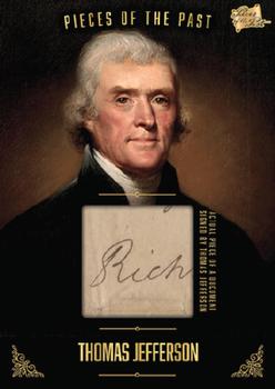 2017 The Bar Pieces of the Past - Relics #PR-TJ01 Thomas Jefferson Front
