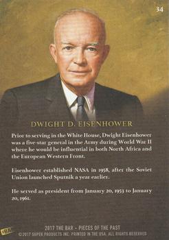 2017 The Bar Pieces of the Past - Limited Edition #34 Dwight D. Eisenhower Back
