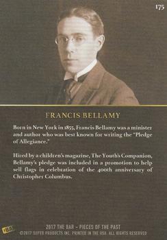 2017 The Bar Pieces of the Past - Limited Edition #175 Francis Bellamy Back