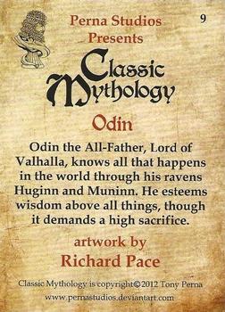 2012 Perna Studios Classic Mythology #9 Odin Back