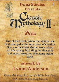 2014 Perna Studios Classic Mythology II #2 Gaia Back