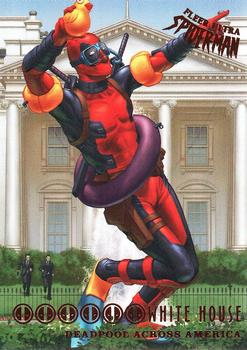 2017 Fleer Ultra Marvel Spider-Man - Deadpool Across America #DA6 White House Front