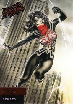 2017 Fleer Ultra Marvel Spider-Man - Legacy #L11 Silk Front