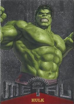 2017 Fleer Ultra Marvel Spider-Man - Marvel Metal #MM19 Hulk Front