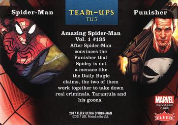 2017 Fleer Ultra Marvel Spider-Man - Team Ups #TU3 Punisher Back