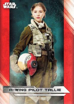 2017 Topps Star Wars: The Last Jedi #49 A-Wing Pilot Tallie Front
