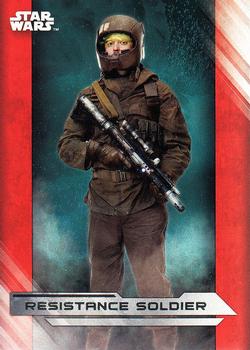 2017 Topps Star Wars: The Last Jedi #50 Resistance Soldier Front