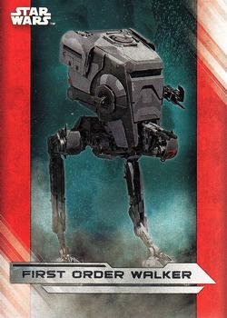 2017 Topps Star Wars: The Last Jedi #61 First Order Walker Front