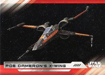 2017 Topps Star Wars: The Last Jedi #71 Poe Dameron's X-Wing Front