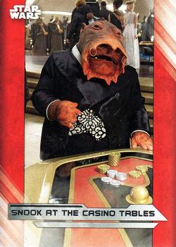 2017 Topps Star Wars: The Last Jedi #82 Snook at the Casino Tables Front