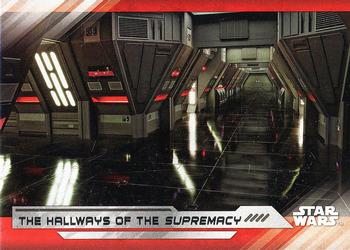 2017 Topps Star Wars: The Last Jedi #92 The Hallways of the Supremacy Front