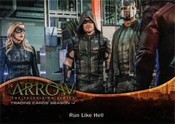2017 Cryptozoic Arrow Season 4 #36 Run Like Hell Front