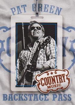 2014 Panini Country Music - Backstage Pass #7 Pat Green Front