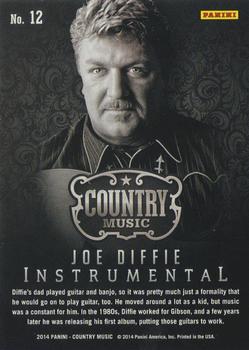 2014 Panini Country Music - Instrumental Green #12 Joe Diffie Back