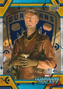 2017 Upper Deck Marvel Guardians of the Galaxy Vol. 2 - Blue Foil #66 The Sovereign Return Front