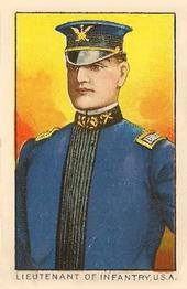 1910 Military Series (T79) #NNO Lieutenant of Infantry, USA Front