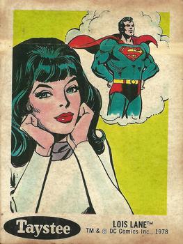 1978 Taystee Bread DC Superheroes Stickers #4 Lois Lane Front