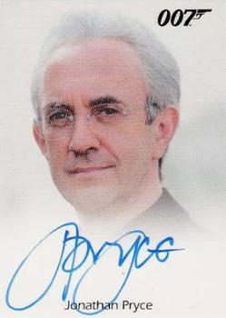 2010 Rittenhouse James Bond Heroes and Villains - Autographs #NNO Jonathan Pryce Front