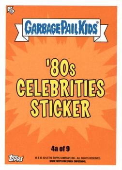 2018 Topps Garbage Pail Kids We Hate the '80s #4a Gruesome Gallagher Back
