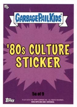 2018 Topps Garbage Pail Kids We Hate the '80s #5a Floppy Dirk Back