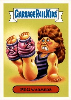 2018 Topps Garbage Pail Kids We Hate the '80s #3a Peg Warmers Front