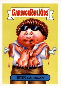2018 Topps Garbage Pail Kids We Hate the '80s #8a Kirk Cardigan Front