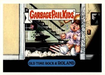 2018 Topps Garbage Pail Kids We Hate the '80s #5a Old Time Rock & Roland Front