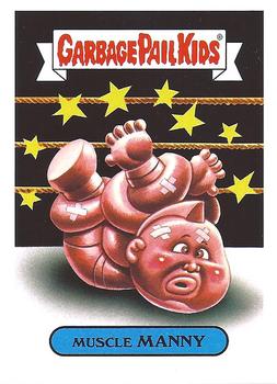 2018 Topps Garbage Pail Kids We Hate the '80s #1a Muscle Manny Front